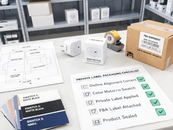 Private label packaging station
